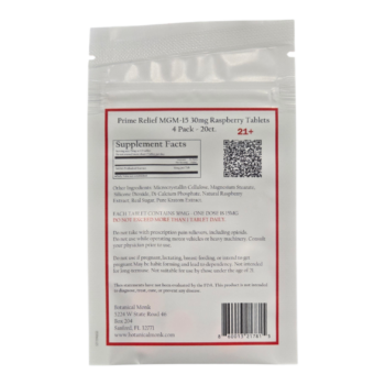 Alternative view of PRIME KRATOM PILLS MGM-15 30MG 4CT RED RASPBERRY