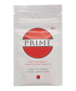 PRIME KRATOM PILLS MGM-15 30MG 4CT RED RASPBERRY