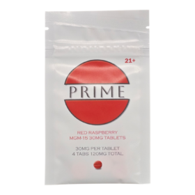 PRIME KRATOM PILLS MGM-15 30MG 4CT RED RASPBERRY