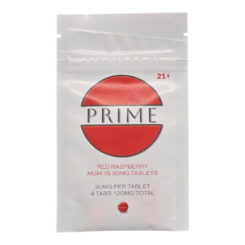 PRIME KRATOM PILLS MGM-15 30MG 4CT RED RASPBERRY