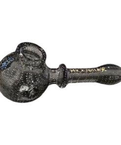 GLASS TOBACCO PIPE WITH SCREEN BASE 5"