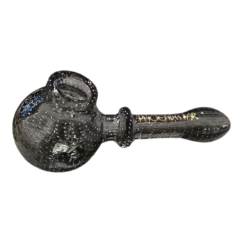 GLASS TOBACCO PIPE WITH SCREEN BASE 5"