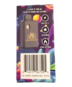 Alternative view of CAUSHROOM 2.2ML DISPOSABLE MUSHROOM VAPE TROPICAL TUTU