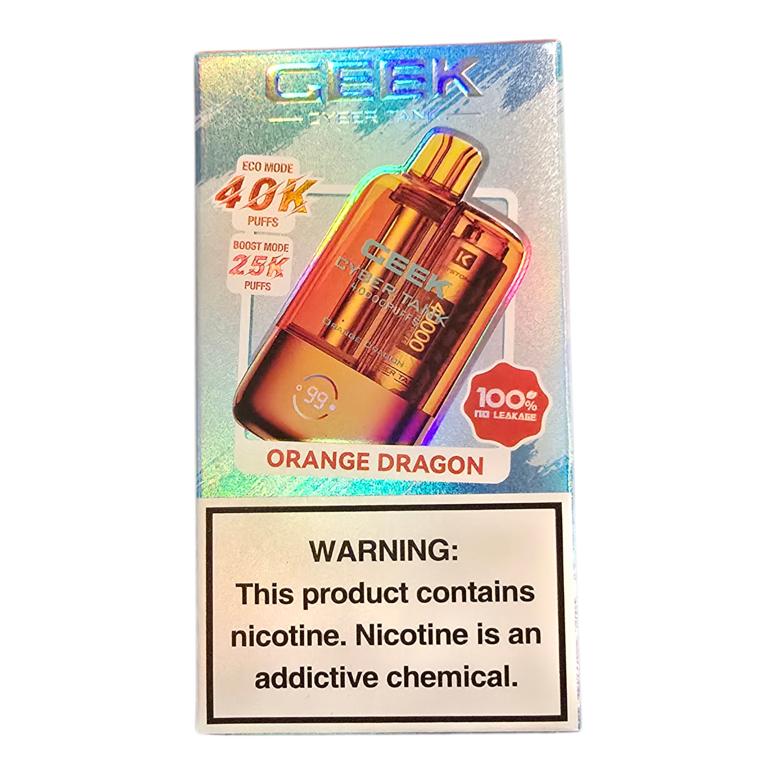 GEEK DISPOSABLE 40K ORANGE DRAGON