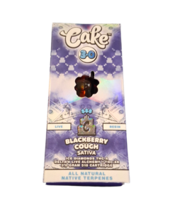 CAKE 3.0 WAVY CARTRIDGE 3GRAM SATIVA BLACKBERRY COUGH