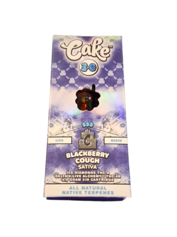 CAKE 3.0 WAVY CARTRIDGE 3GRAM SATIVA BLACKBERRY COUGH