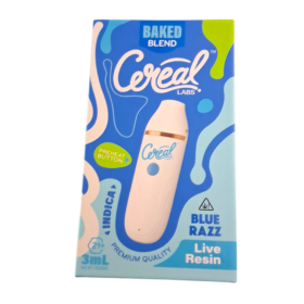 CEREAL LABS LIVE RESIN 3G DISPOSABLE INDICA BLUE RAZZ