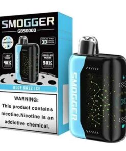 SMOGGER GB50000 DISPOSABLE VAPE BLUE RAZZ ICE