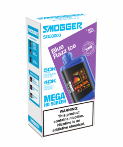 SMOGGER SG50000 DISPOSABLE VAPE BLUE RAZZ ICE