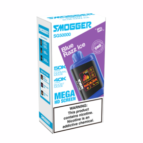 SMOGGER SG50000 DISPOSABLE VAPE BLUE RAZZ ICE