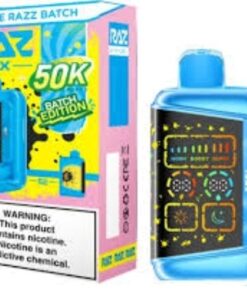 RAZ BAR RX 50K DISPOSABLE RX BLUE RAZ BATCH