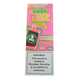 RAZ GUSH E LIQUID 6mg 100ML STRAWBERRY PEACH