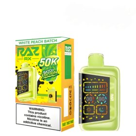 RAZ BAR RX 50K DISPOSABLE WHITE GRAPE BATCH