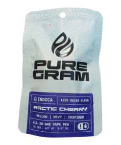 PURE GRAM LIVE RESIN BLEND DISPOSABLE 2GRAM INDICA ARCTIC CHERRY