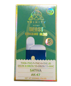 TRINITY BEAST KNOCKOUT BLEND THCA DISPOSABLE 5GRAM SATIVA AK47