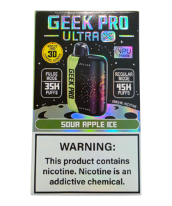 GEEK PRO DISPOSABLE ULTRA 35K PUFF SOUR APPLE ICE