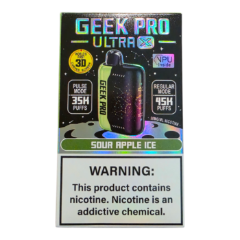 GEEK PRO DISPOSABLE ULTRA 35K PUFF SOUR APPLE ICE