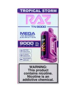 Alternative view of RAZ BAR DISPOSABLE MEGA TN9000 TROPICAL STORM