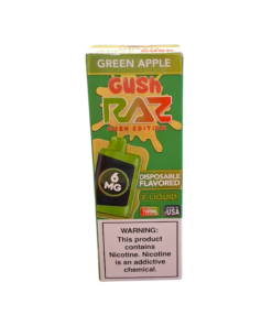 RAZ GUSH E LIQUID 6mg 100ML GREEN APPLE