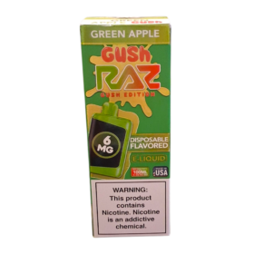 RAZ GUSH E LIQUID 6mg 100ML GREEN APPLE