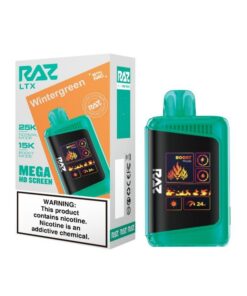 RAZ BAR 25000 DISPOSABLE LTX WINTERGREEN