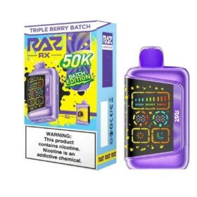 RAZ BAR 50K DISPOSABLE RX TRIPPLE BERRY BATCH