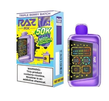 RAZ BAR 50K DISPOSABLE RX  TRIPPLE BERRY BATCH