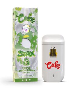 CAKE CDT STAX DISPOSABLE 3GRAM HYBRID TRIPPLE LEMON BERRY