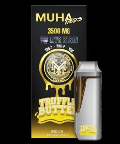 MUHA DISPOSABLE 3.5GRAM LIVE RESIN INDICA TRUFFLE BUTTER