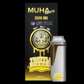 MUHA DISPOSABLE 3.5GRAM LIVE RESIN INDICA TRUFFLE BUTTER