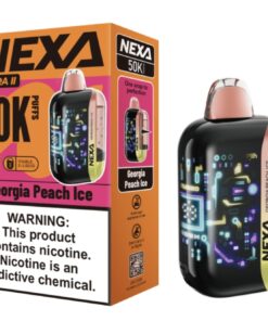 NEXA ULTRA II 50K
PUFF DISPOSABLE GEORGIA PEACH ICE
