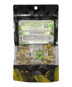 EARTH KRATOM CAPSULE 150CT WHITE MAENGDA