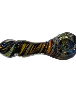 Alternative view of GLASS TOBACCO PIPE 4"