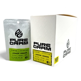 PURE GRAM LIVE RESIN BLEND DISPOSABLE 2GRAM SATIVA LEMON VENOM