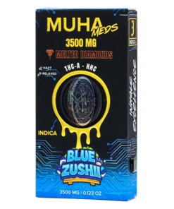 Alternative view of MUHA DISPOSABLE 3.5GRAM *NEW* MELTED DIAMONDS HYBRID BLUE ZUSHII