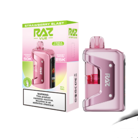RAZ VUE 50000 REUSEABLE BATTERY POD KIT STRAWBERRY BURST