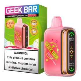 GEEK BAR DISPOSABLE PULSE 2 *NEW* 25K STRAWBERRY WATERMELON HUBBA