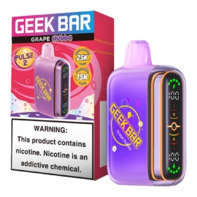 GEEK BAR DISPOSABLE PULSE 2 *NEW* 25K GRAPE HUBBA