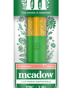 MEADOW RELAX BLEND LIVE ROSIN DISPOSABLE 3.5 GRAM THC INDICA STRAWANA