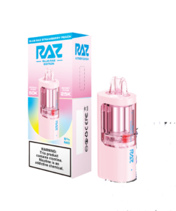 RAZ VUE 50000 REFILL POD BLUE RAZ STRAWBERRY PEACH EACH
