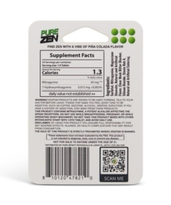 Alternative view of PURE ZEN  MITRAGYNINE KRATOM PILLS 200MG/TAB 1200MG PER PACK TROPIC VIBES