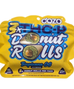 DOZO THCP DONUT ROLLS PRE ROLL 2G EACH 6G TOTAL 3PK HYBRID TROPICANA OG