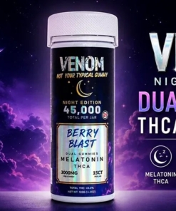 Alternative view of VENOM GUMMIES 45,000MG JAR 15PCS 3000MG EACH INDICA MELATONIN MIDNIGHT APPLE