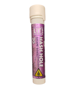 DIAMOND LIT PRE ROLL HASH HOLE 1CT  2G INDICA GRAPE SODA