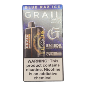 GRAIL VAPES 50K DISPOSABLE BLUE RAZ ICE