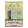 EVR FOG 100K DISPOSABLE WITH EXTRA REFILL EJUICE  BOTTLE JUICY PEACH ICE