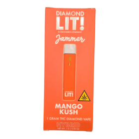 DIAMOND LIT! DISPOSABLE 3GRAM HYBRID MANGO KUSH