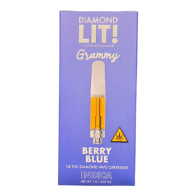 DIAMOND LIT! 1G CARTRIDGE INDICA BERRY BLUE